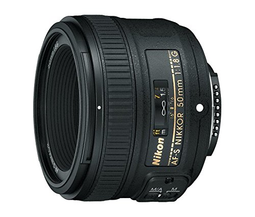 Nikon عدسة AF-S FX NIKKOR مقاس 50 مم f / 1.8G مع التركيز التلقائي لكاميرات DSLR
