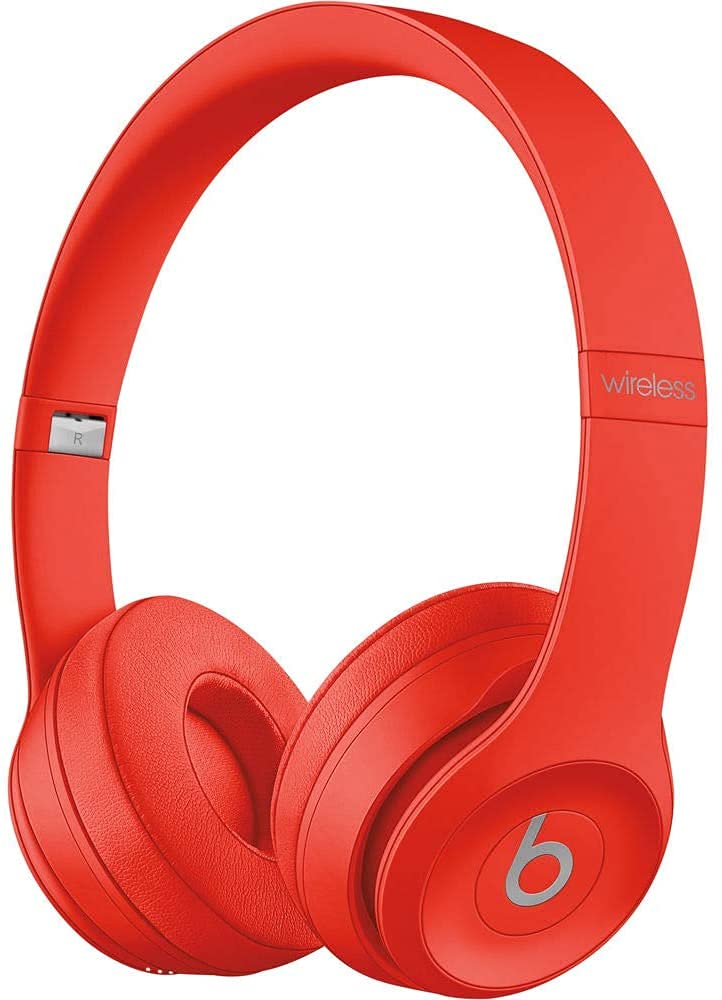 Beats بواسطة دكتور دري - سماعة رأس سولو 3 اللاسلكية - (أحمر حمضيات) (مجددة)