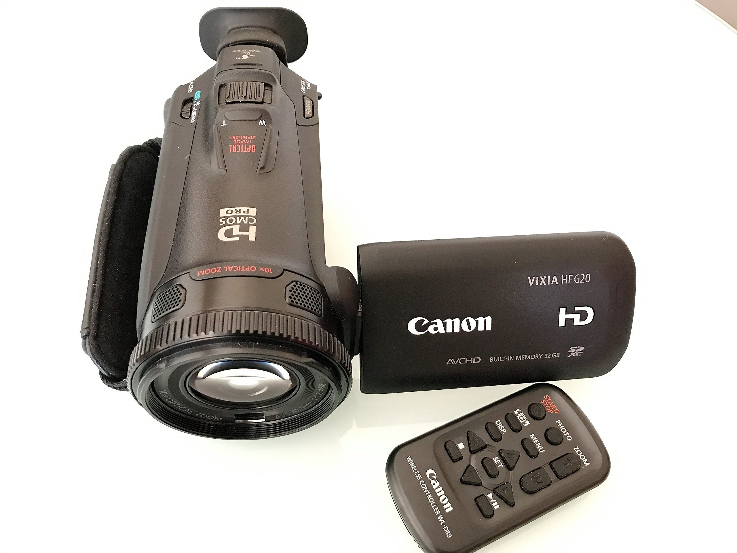 Canon VIXIA HF G20 HD Camcorder with HD CMOS Pro and 32GB Internal Flash Memory