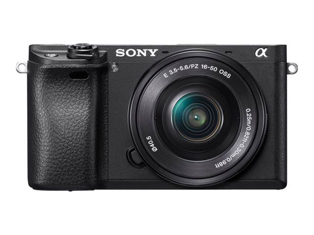 Sony كاميرا ألفا a6300 الرقمية بدون مرآة مع عدسة 16-50 ملم