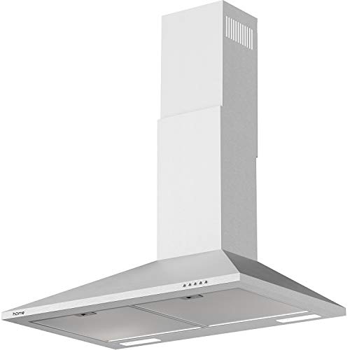  hOmeLabs شفاط هواء بحجم 30 بوصة للمطبخ - من الفولاذ المقاوم للصدأ مع 3 سرعات شفط وأضواء LED وأزرار تحكم في الضغط - يزيل...