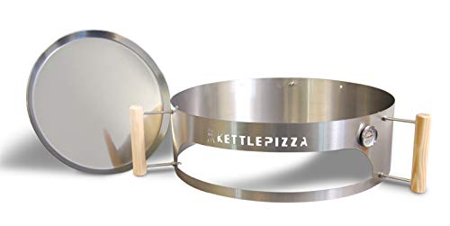 Kettle Pizza KettlePizza Basic 22.5 - طقم فرن البيتزا لشوايات غلاية 22.5 بوصة. صنع فى أمريكا