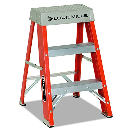 Louisville Ladder 300 رطل واجب تصنيف سلم الألياف الزجاج...