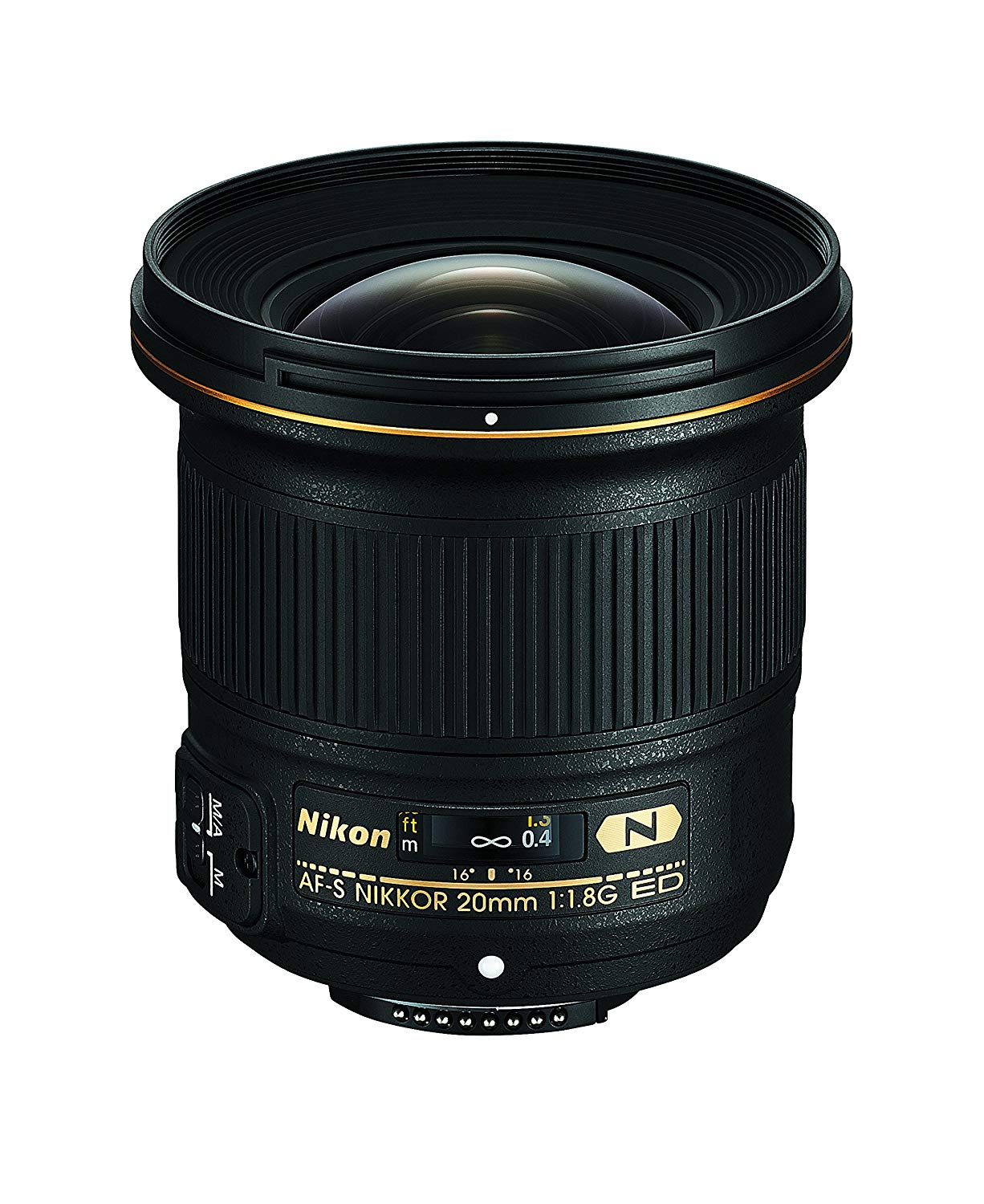 Nikon عدسة AF-S FX NIKKOR مقاس 20 مم f / 1.8G ED مع التركيز التلقائي لكاميرات DSLR