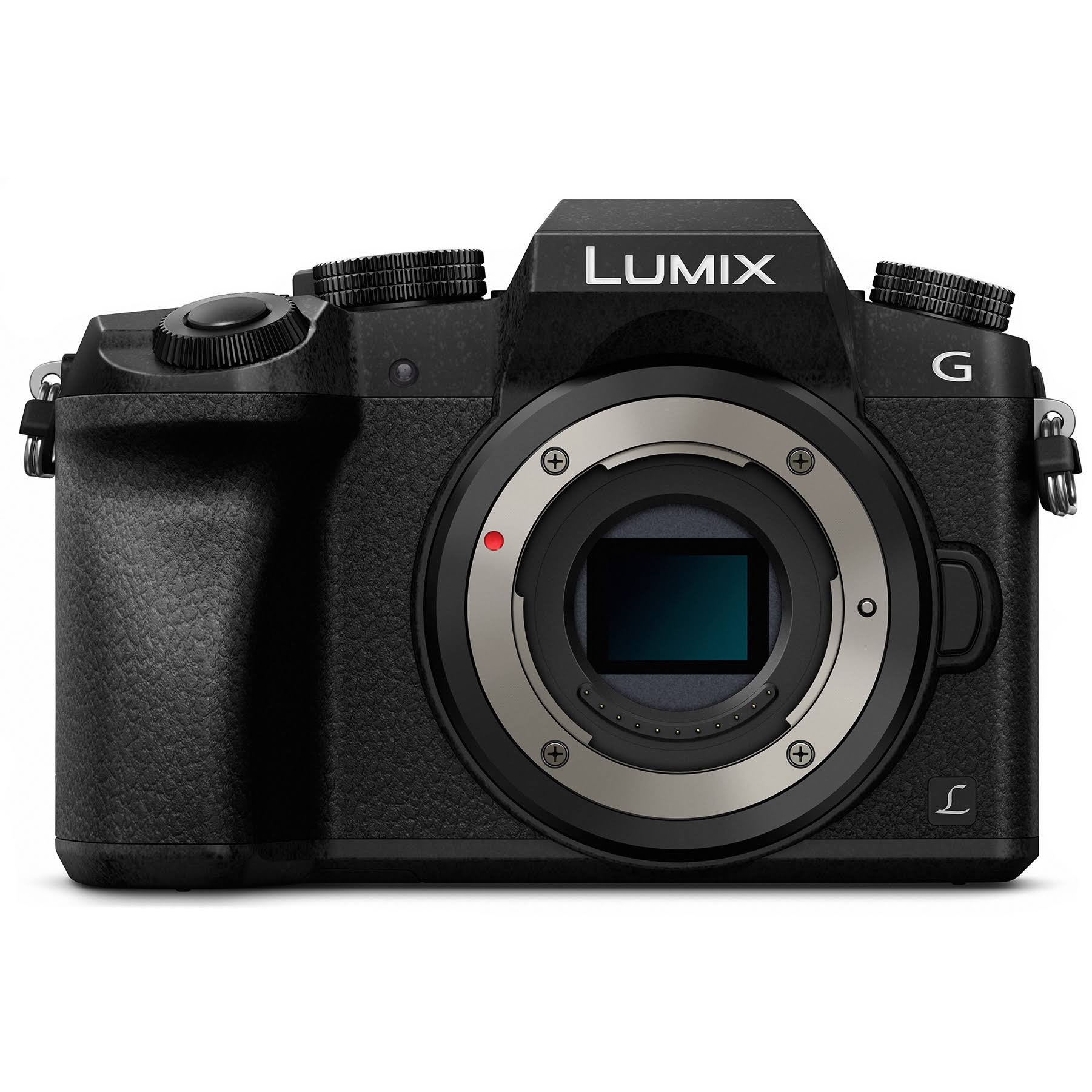 Panasonic Lumix DMC-G70 / DMC-G7 كاميرا رقمية صغيرة بدون مرآة رباعية مع عدسة 14-42 مم (أسود) - إصدار عالمي (بدون ضمان)