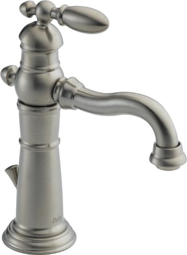 Delta Faucet Single Hole Bathroom Faucet Brushed Nickel...