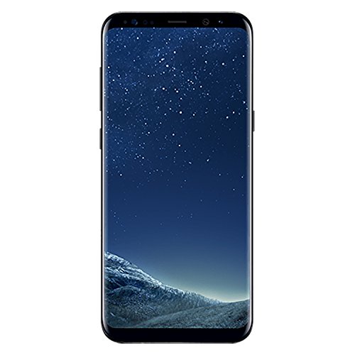 Samsung هاتف Galaxy S8 + G955U بسعة 64 جيجا بايت مفتوح GSM بإصدار أمريكي مع كاميرا 12 ميجا بكسل - أسود ليلي