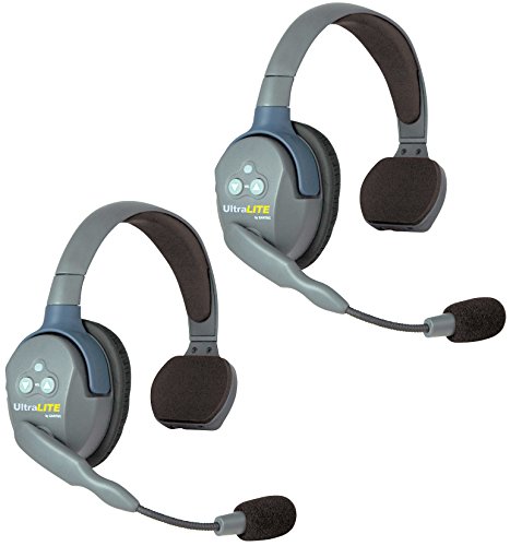 EARTEC UL2S UltraLITE Full Duplex Wireless Headset for 2 Users - 2 سماعة أذن واحدة