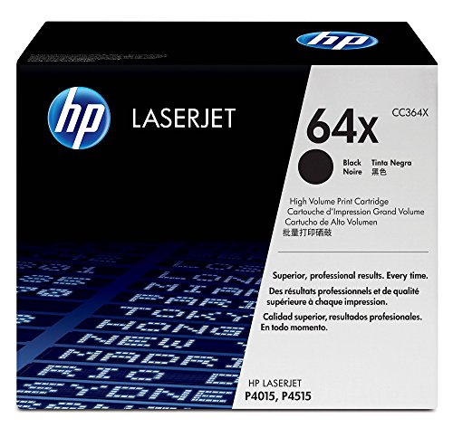 HP خرطوشة مسحوق حبر أسود أصلية عالية الإنتاجية 64X (CC3...