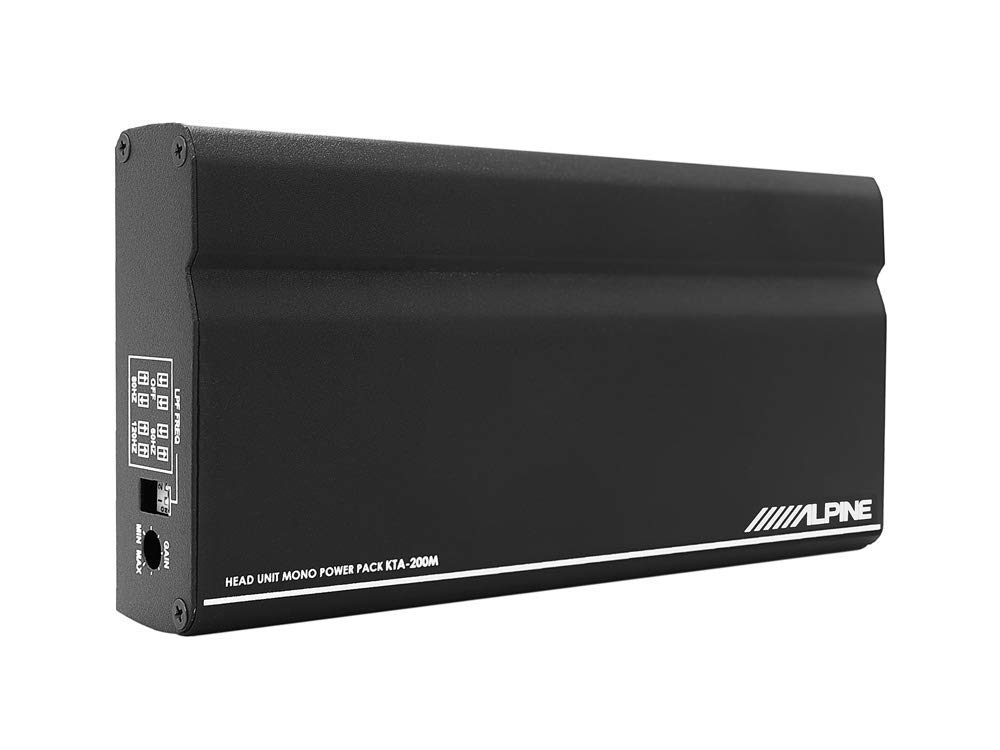 Alpine KTA-200M Mono 400-Watt DDP Power Pack Amplifier مع PowerStack