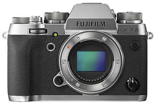 Fujifilm فوجي فيلم X-T2 كاميرا رقمية بدون مرآة - فضي جرافيت