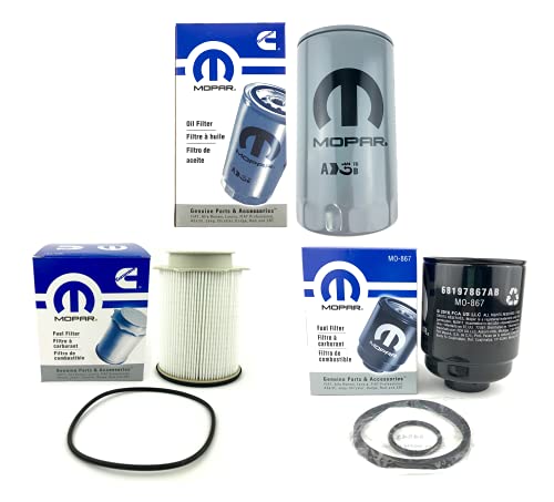 Mopar دودج رام 6.7L Cummins Diesel Filter Set OEM