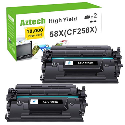  Aztech خرطوشة حبر بديلة متوافقة مع HP 58X CF258X 58A CF258A لـ HP Pro M404n M404dn M404dw MFP M428fdw M428dw M428fdn حبر الطابعة عالي الإنتاجية (أسود...