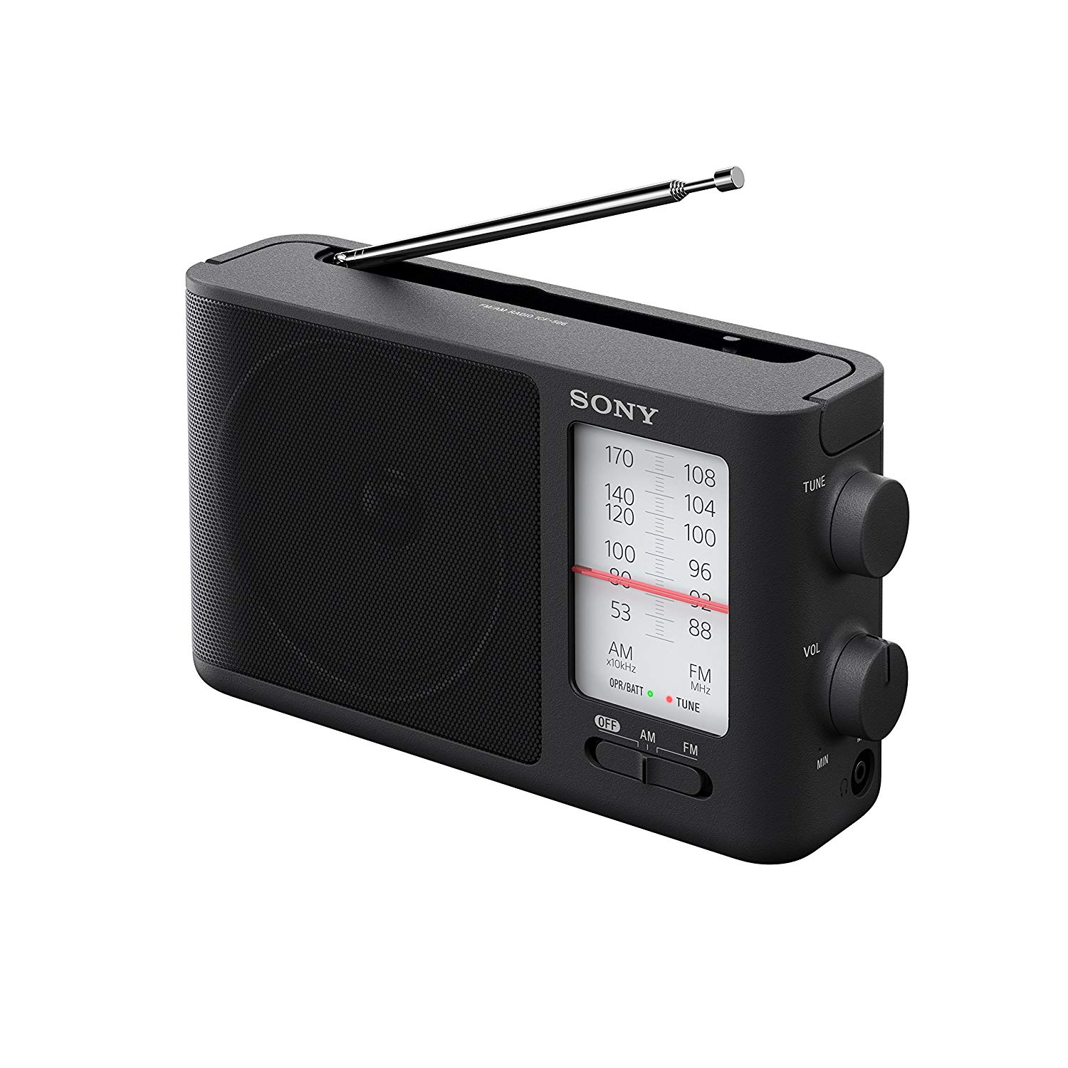 Sony ICF-506 ضبط تناظري راديو FM / AM محمول...