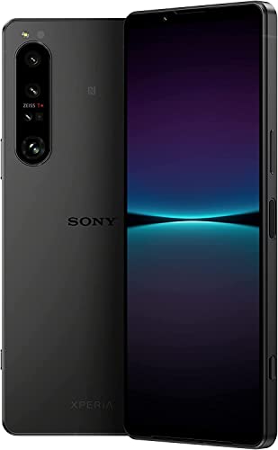 Sony Xperia 1 IV XQ-CT72 5G Dual 256GB 12GB RAM غير مقفلة في المصنع (GSM فقط | بدون CDMA - غير متوافق مع Verizon / Sprint) أسود