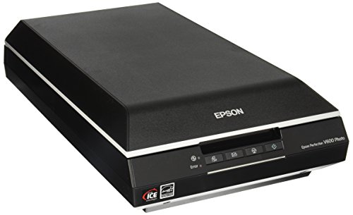 Epson ماسح ضوئي مسطح ملون من طراز Perfection V600