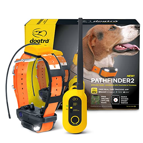 Dogtra باثفايندر 2 GPS Dog Tracker e طوق ضوء LED لا رسو...