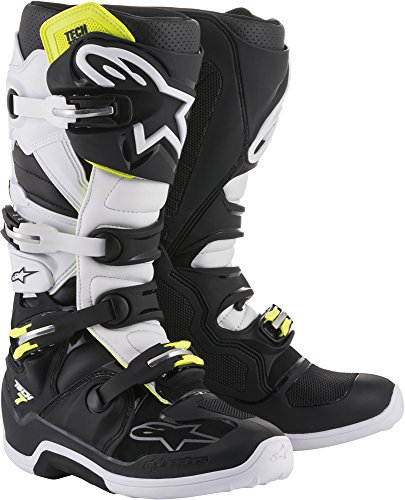 Alpinestars حذاء تيك 7 موتوكروس للرجال - Tech 7 Motocross Boot - Black / White - 16