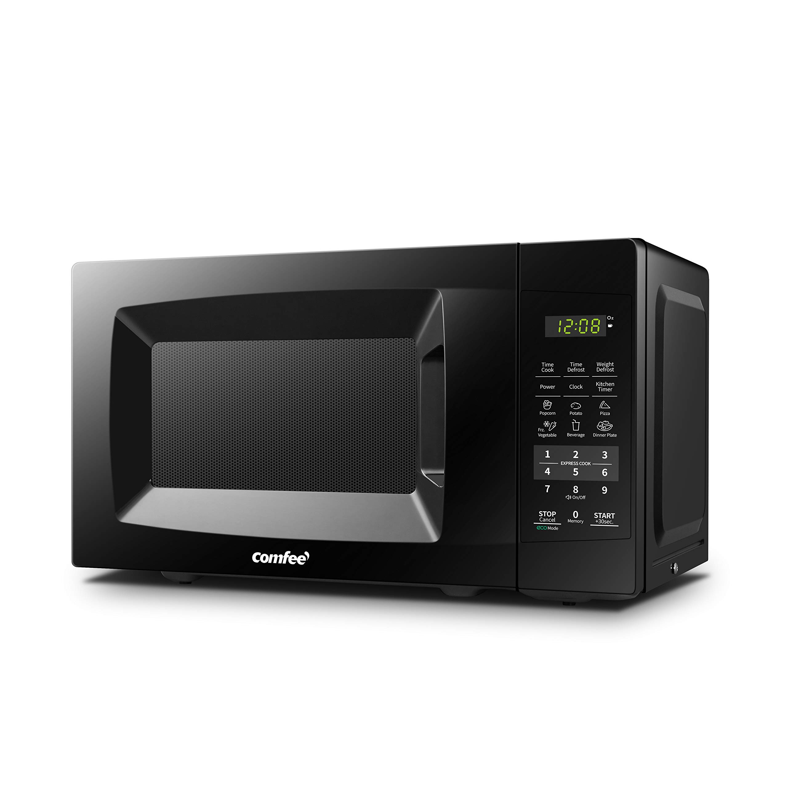 COMFEE' Retro Small Microwave Oven With Compact Size