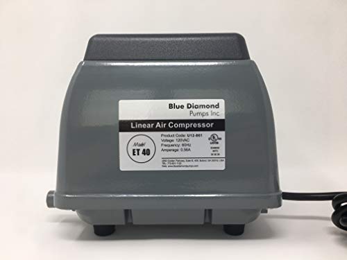 Blue Diamond Pumps Blue Diamond ET 40 مضخة هواء الصرف الصحي أو الغشاء الخطي للبركة