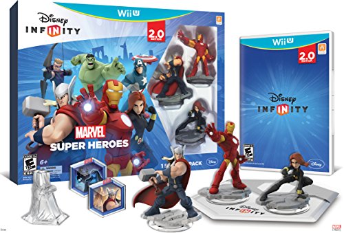 Disney INFINITY : حزمة بدء ألعاب الفيديو Marvel Super Heroes (الإصدار 2.0) - Wii U