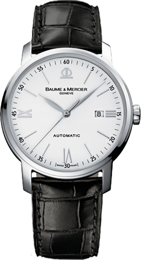 Baume & Mercier ساعة 8592 كلاسيما أوتوماتيكية بسوار جلدي للرجال