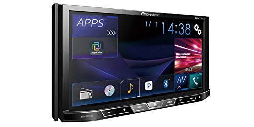 Pioneer AVH-X490BS Double Din Bluetooth In-Dash DVD / CD / AM / FM مستقبل ستيريو للسيارة مع شاشة WVGA مقاس 7 بوصات / Sirius Xm-Ready