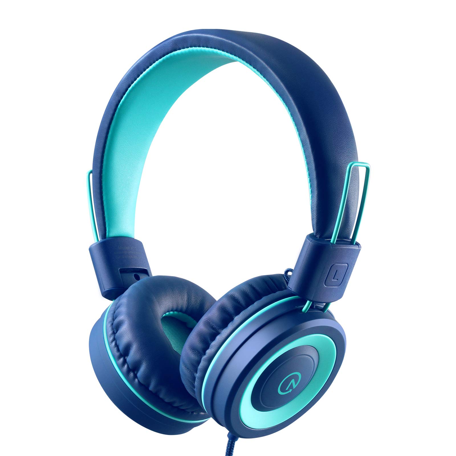  noot products سماعات رأس للأطفال - K11 ستريو قابل للطي وخالي من التشابك 3.5 ملم جاك سلكي على الأذن للأطفال / المراهقين /...