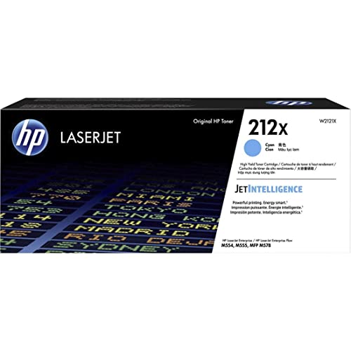 HP 212X | W2121X | خرطوشة الحبر | سماوي | ارتفاع العائد...