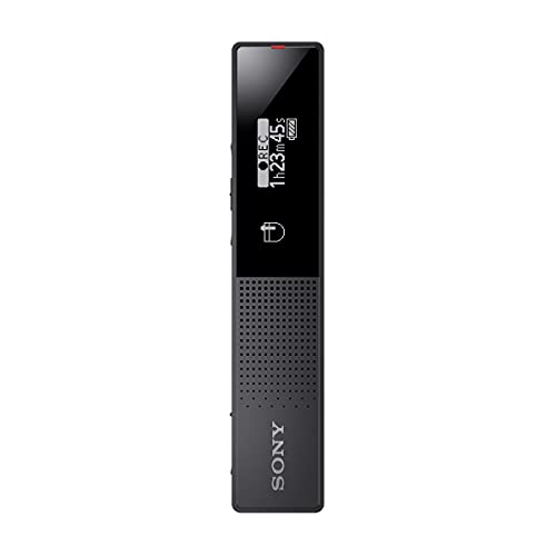 Sony مسجل صوت رقمي خفيف الوزن ورقيق للغاية ICD-TX660 وذاكرة مدمجة بسعة 16 جيجابايت
