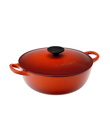 Le Creuset فرن طهاة من الحديد الزهر مطلي بالمينا