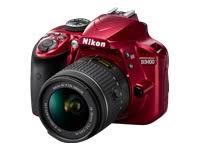 Nikon D3400 w / AF-P DX NIKKOR مقاس 18-55 مم f / 3.5-5.6G VR و AF-P DX NIKKOR مقاس 70-300 مم f / 4.5-6.3G ED (أحمر)