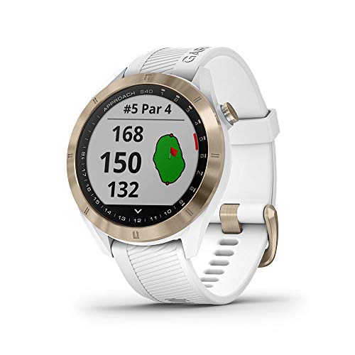 Garmin Approach S40, Stylish GPS Golf Smartwatch, Light...