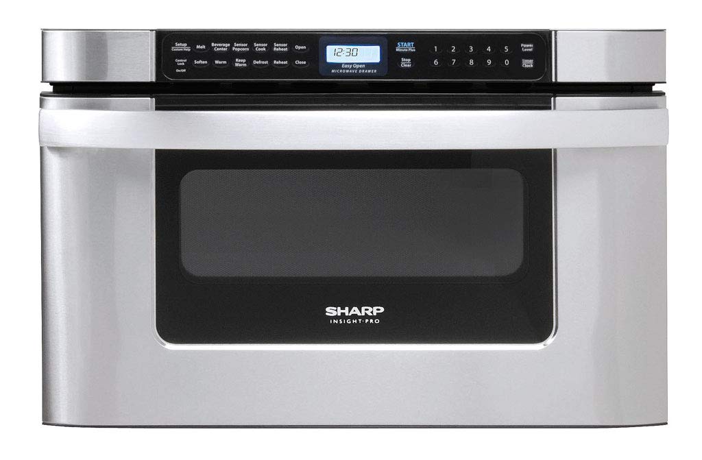 SharpTek Supply KB-6524PS 24-Inch Microwave Drawer Oven, 1.2 cu. ft., Stainless Steel