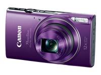 Canon كاميرا PowerShot ELPH 360 HS مع زووم بصري 12x وواي فاي مدمج (بنفسجي)