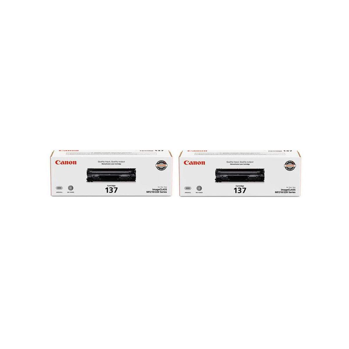 Canon خرطوشة إنتاجية كاملة 2X 137 لطابعات الليزر MF212w و MF216n و MF227dw و MF229dw