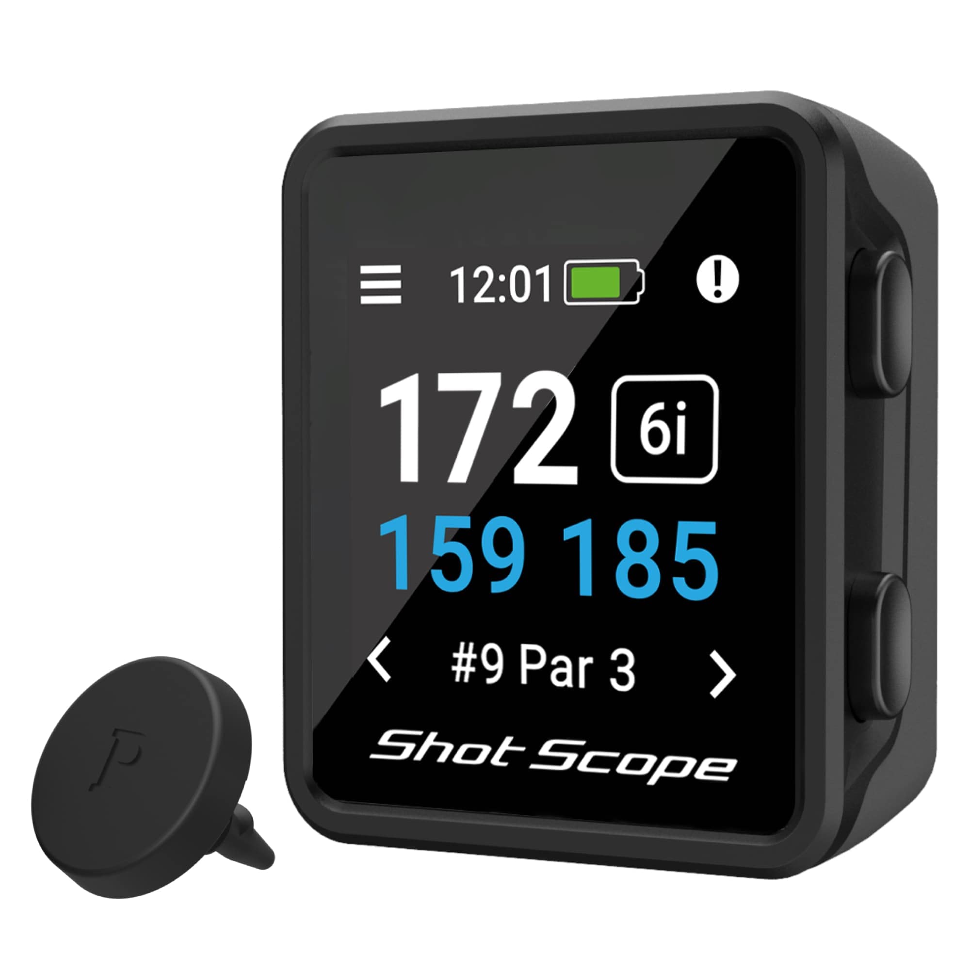  Shot Scope Technologies Shot Scope H4 GPS محمول باليد مع تتبع الطلقات - مسافات F / M / B الخضراء والمخاطر - أكثر من 36000 دورة محملة مسبقًا...