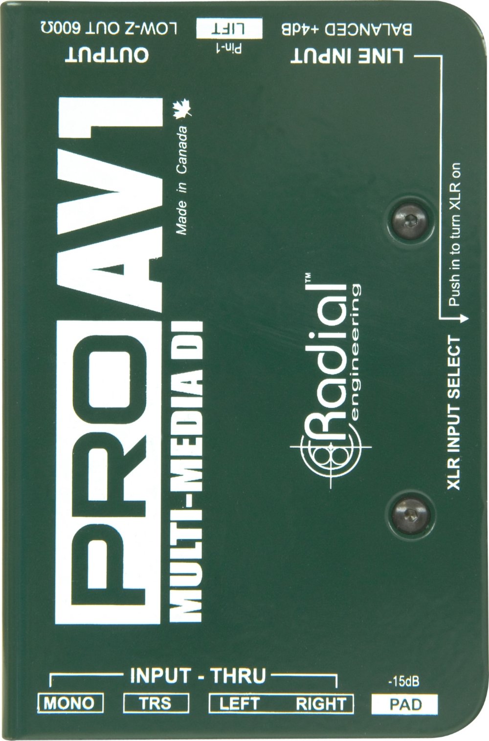 Radial Engineering صندوق R8001112 Pro AV1 المباشر...