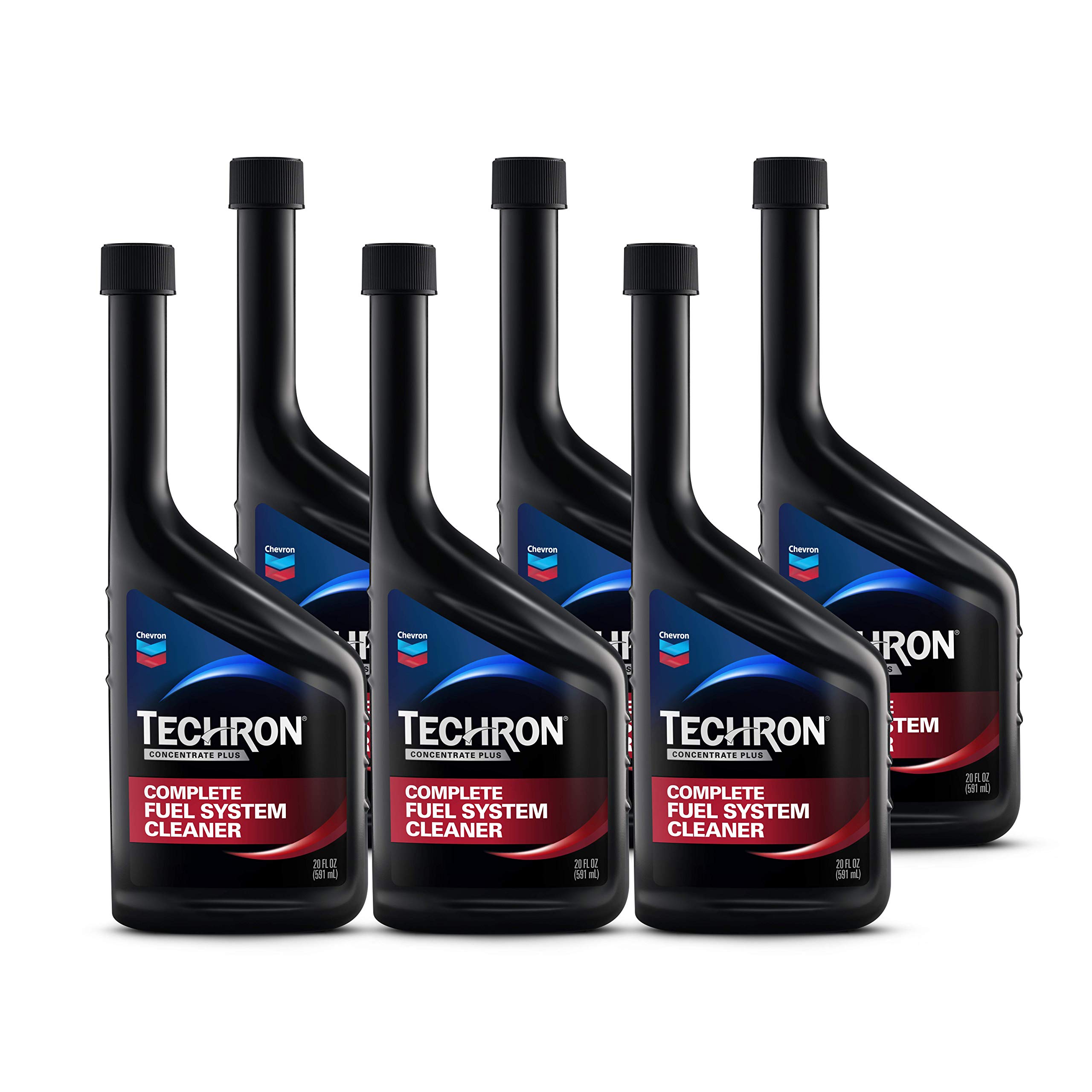 Chevron 65740-CASE Techron Concentrate Plus منظف نظام الوقود - 20 أونصة (عبوة من 6)