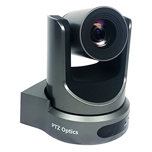 PTZOptics -20X-SDI GEN-2 PTZ IP Streaming Camera مع مخرجات HDMI و 3G-SDI متزامنة - رمادي