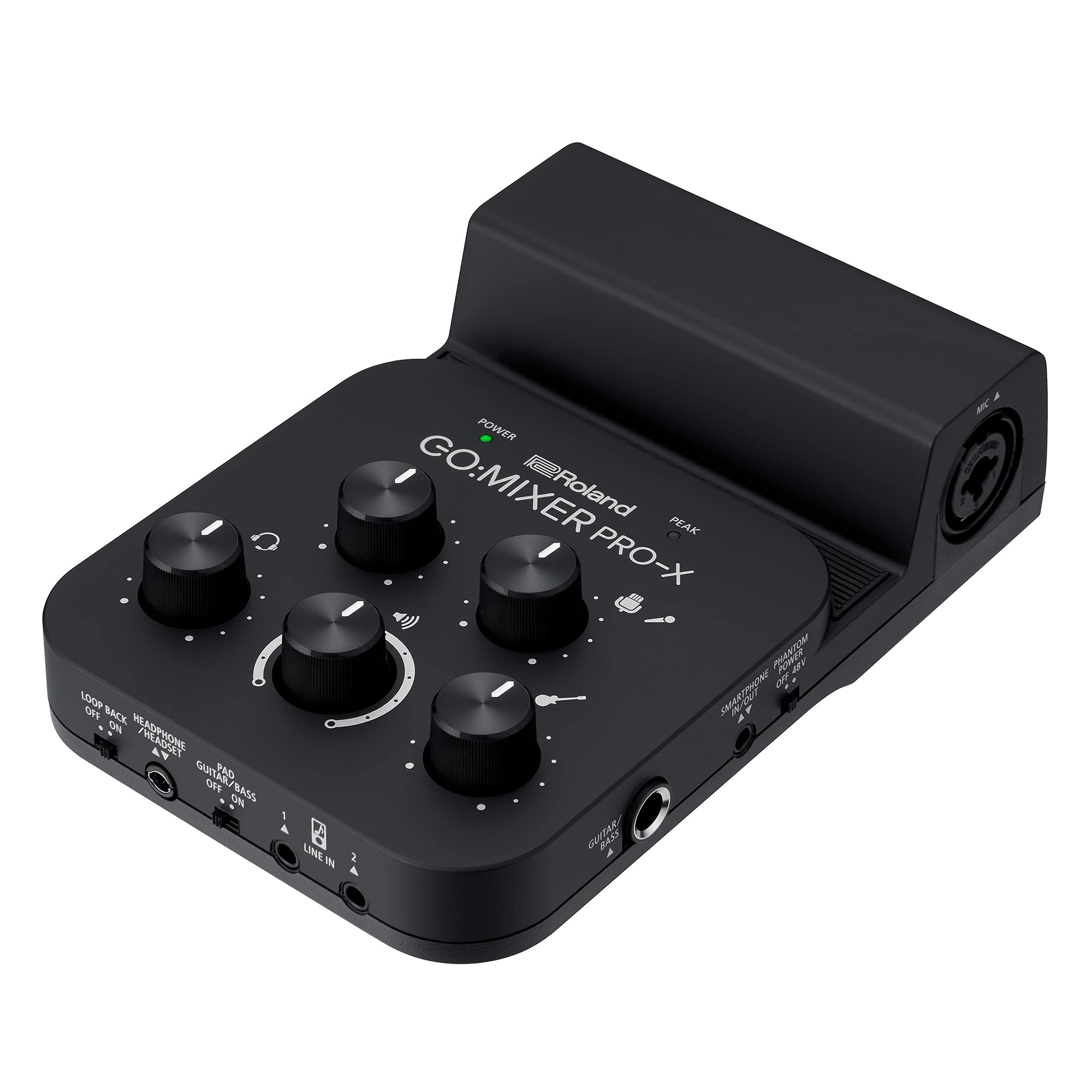  Roland  GO: MIXER PRO-X Audio Mixer for Smartphones | قم بتوصيل ومزج ما يصل إلى 7 مصادر صوت | أضف صوتًا بجودة الاستوديو إلى المحتوى الا...