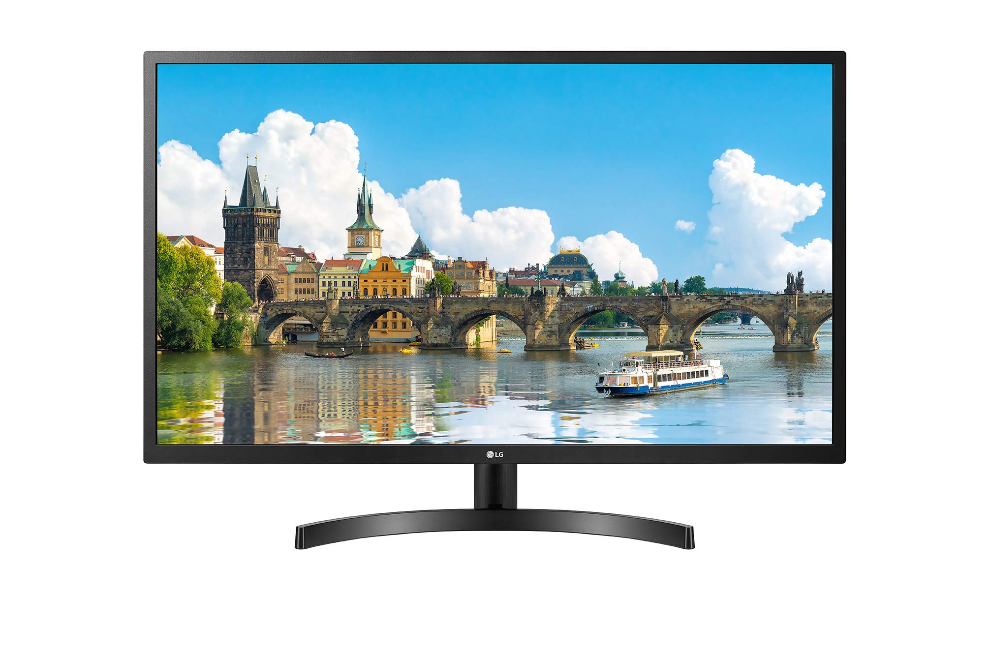 LG 32MN600P-B 31.5 '' Full HD 1920 x 1080 IPS Monitor مع AMD FreeSync مع منفذ الشاشة ومدخلات HDMI (موديل 2020)