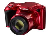 Canon PowerShot SX420 IS (أحمر) مع زووم بصري 42x وواي فاي مدمج