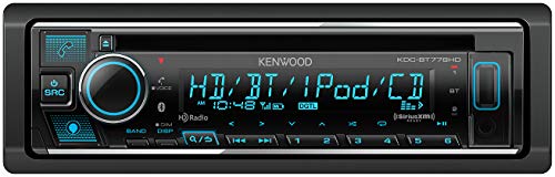 KENWOOD KDC-BT778HD Single DIN Bluetooth CD Car Stereo Receiver مع التحكم الصوتي Amazon Alexa | شاشة عرض نصية LCD | مدخلات USB و Aux