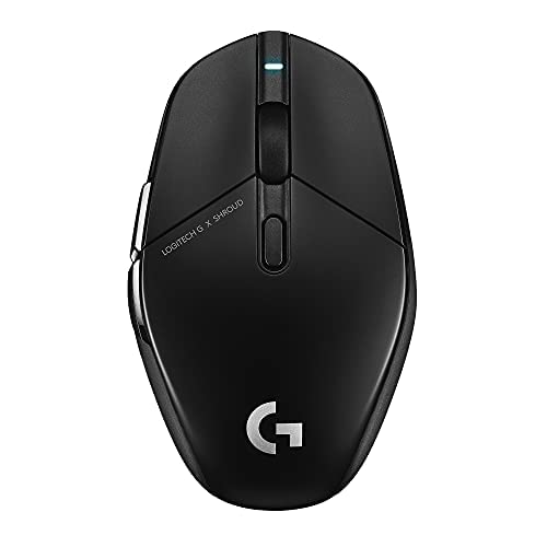 Logitech G G303 Shroud Edition Wireless Gaming Mouse - Lightspeed Wireless - Hero 25K - 25600 DPI - 75 Grams - 5-Buttons - PC - Black - أسود