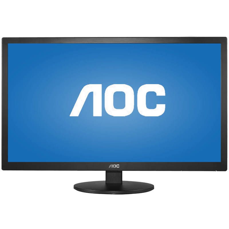 AOC 27 (68.6 سم) شاشة LED سوداء E2770SHE