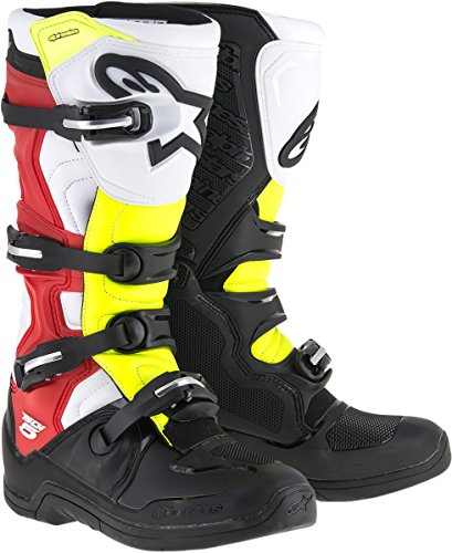 Alpinestars حذاء Tech 5 - أسود / أحمر / أصفر -8