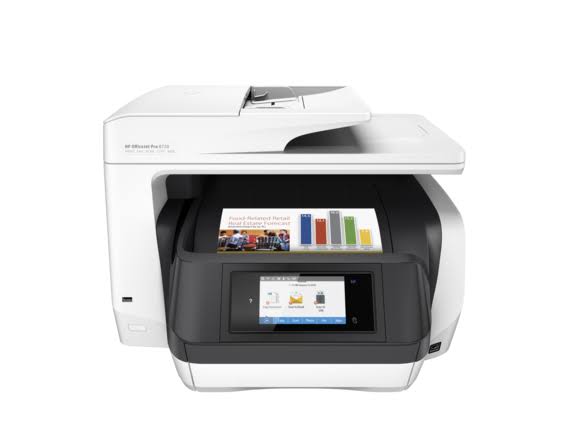 HP طابعة الصور  OfficeJet Pro 8720 اللاسلكية الكل في واحد مع الطباعة من الأجهزة المحمولة والحبر الفوري