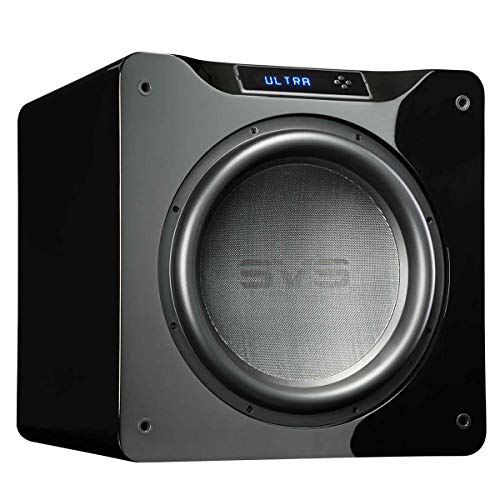 SVS SB16-Ultra 1500 وات DSP مضخم صوت 16 بوصة (أسود لامع...