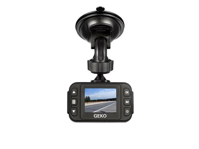 GEKO E1008G E100 Full HD 1080P Dash Cam - مسجل فيديو لكاميرا لوحة القيادة DVR مع رؤية ليلية